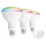 Caliber BR30 smart home starterpakke LED-pære hvit/multi