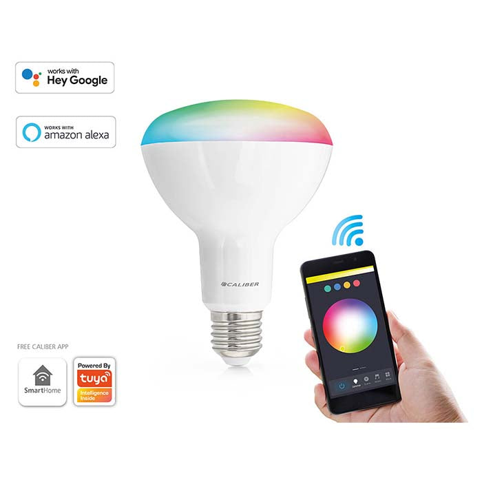 Caliber BR30 smart home LED-pære hvit/multicolor