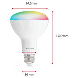 Caliber BR30 smart home starterpakke LED-pære hvit/multi