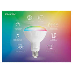Caliber BR30 smart home starterpakke LED-pære hvit/multi
