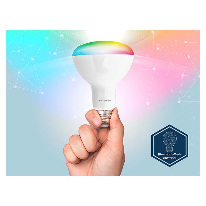 Caliber BR30 smart home starterpakke LED-pære hvit/multi