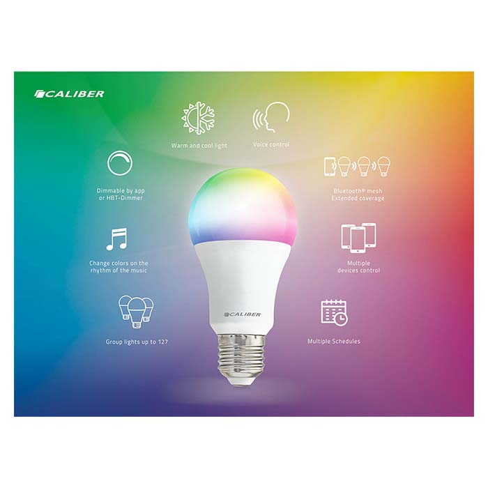 Caliber E27 Smart Home starterpakke LED-pærer hvit/multi