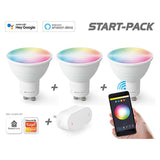 Caliber GU10 Smart Home startpakke med LED-pærer