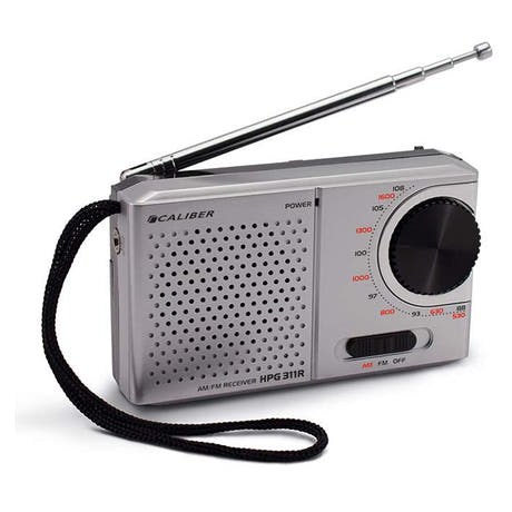 Caliber HPG311R bærbar lommeradio med FM