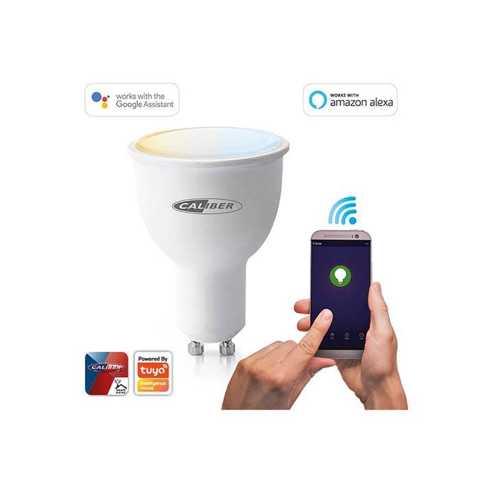 Caliber GU10 Smart Home LED-pære kaldt/varmt hvit
