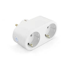 Caliber wi-fi Smart Home-plugg med 2 uttak