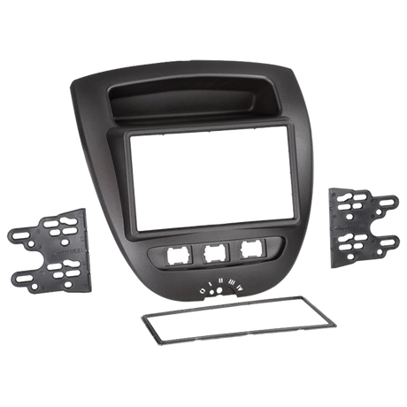 2-DIN ramme for Aygo, C1 og Peugeot 107 2004-2014