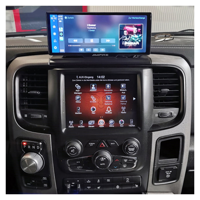 Ampire 10" skjerm med CarPlay Android Auto AHD-dashcam