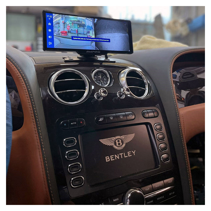 Ampire 10" skjerm med CarPlay Android Auto AHD-dashcam