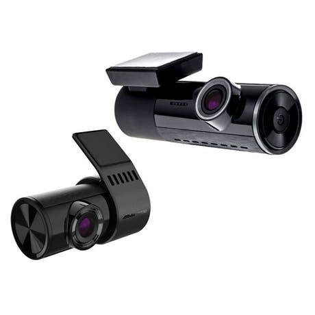Ampire 12V+24V dashcam-sett (for+bag) 2K (QUAD-HD)