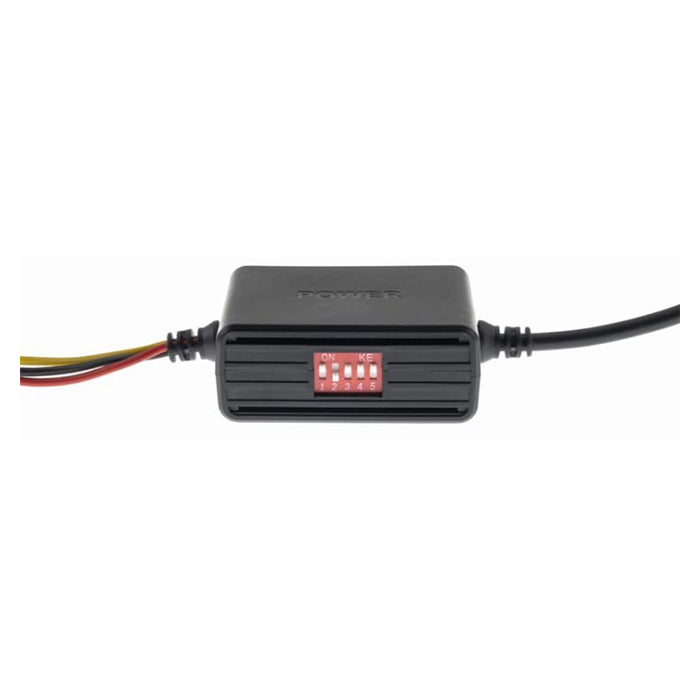 Ampire 12V+24V dashcam-sett (for+bag) 2K (QUAD-HD)