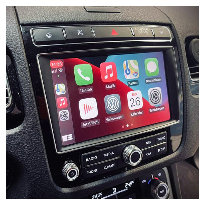 Android Auto- og CarPlay-adapter Touareq (7P) 8" 10-18