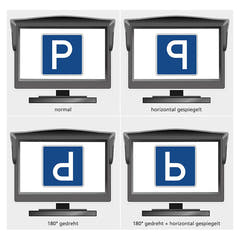 Ampire 7" monitor (Opptil 2 kameraer)