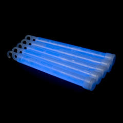 25 stk. Glowsticks 6'' med snor (Blå)
