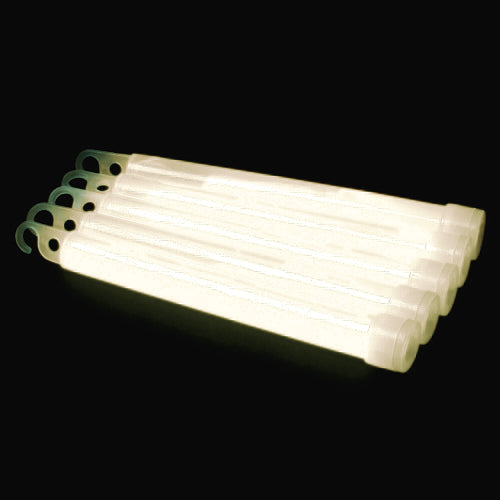 25 stk. Glowsticks 6'' med snor (Hvid)