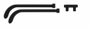 Glow sticks-brillestel (10stk.) svart