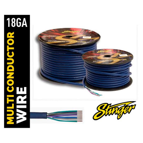 Stinger 9-leder høyttalerkabel 76,2m rull