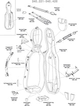 GEWA Cello-etui Idea Original Carbon 2.9 - sidehåndtak