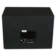 Phoenix Gold 12" aktiv subwoofer med kabler og fjernkontroll