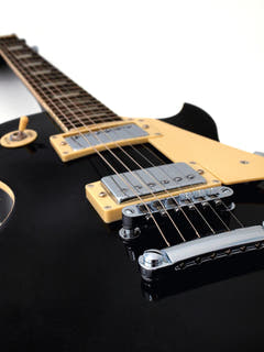 DiMavery LP -520 elektrisk gitar, sort