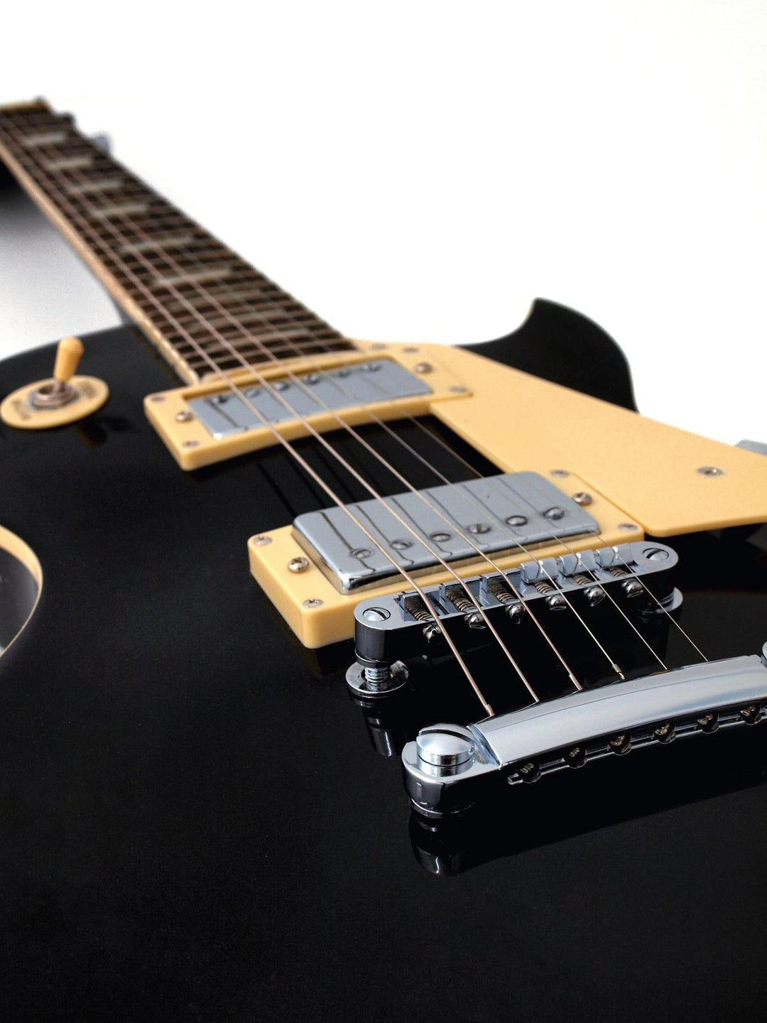 DiMavery LP -520 elektrisk gitar, sort