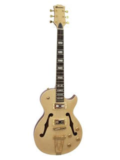 DiMavery LP -600 elektrisk gitar, naturlig lønn