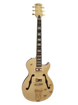 DiMavery LP -600 elektrisk gitar, naturlig lønn