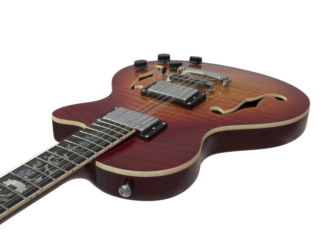 DiMavery LP -612 elektrisk gitar, Sunburst
