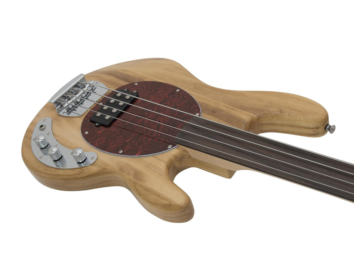 DiMavery MM-501 elektrisk bass, båndløs, naturlig