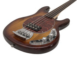 DiMavery MM-501 elektrisk bass, uten bånd, tobakk
