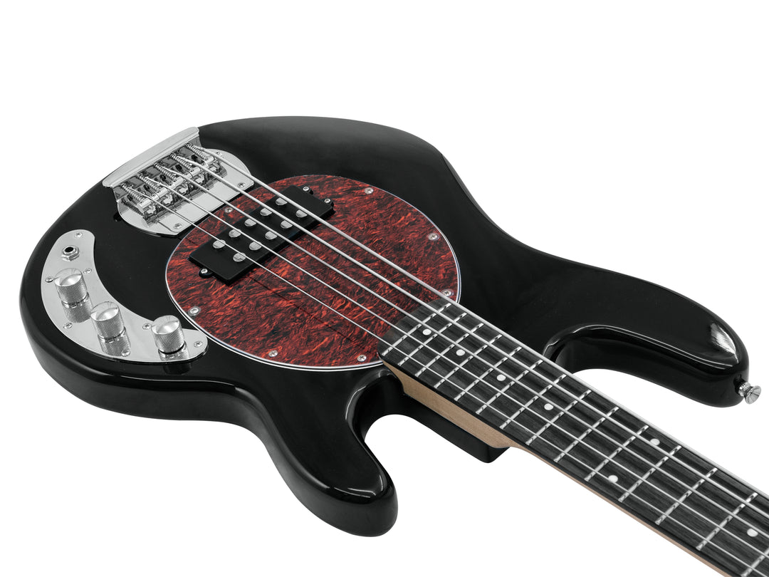DiMavery MM-505 elektrisk bass, 5-strengs, svart