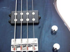 DiMavery SB-201 elektrisk bass (Blue Burst )