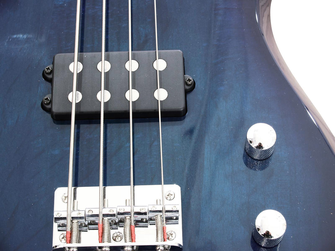 DiMavery SB-201 elektrisk bass (Blue Burst )