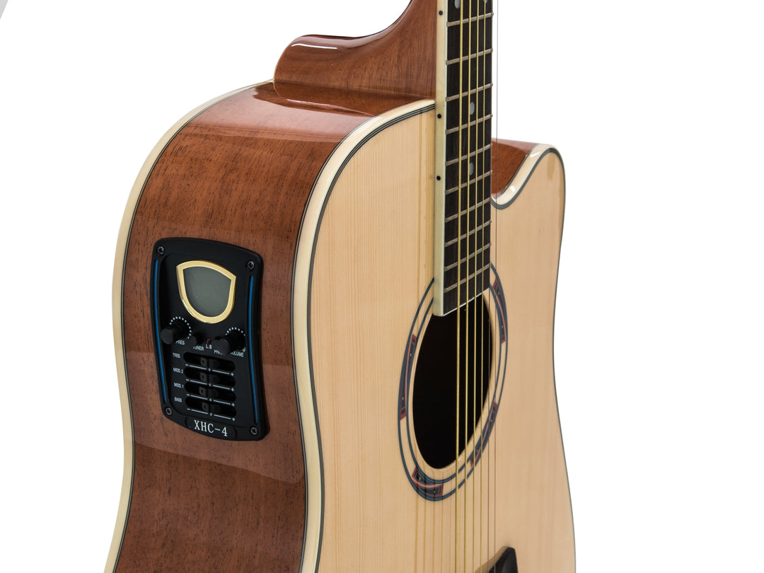 DiMavery DR-520 vestlig gitar - naturlig