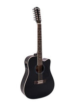 DiMavery DR-612 Western gitar 12-strengs - svart