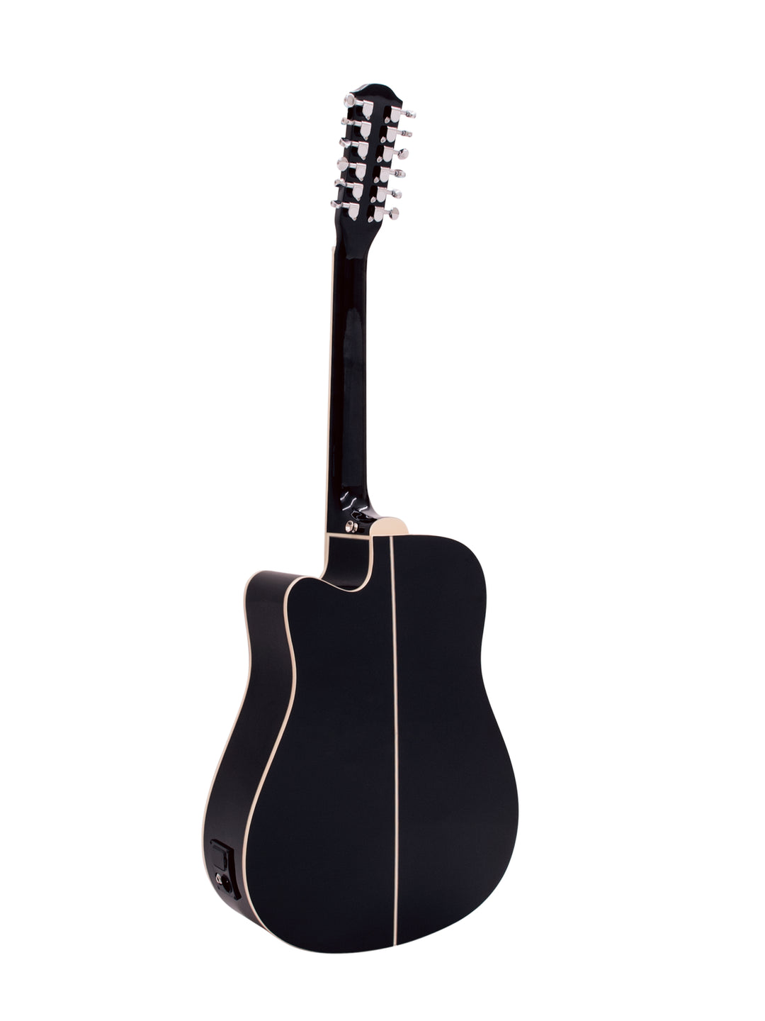 DiMavery DR-612 Western gitar 12-strengs - svart