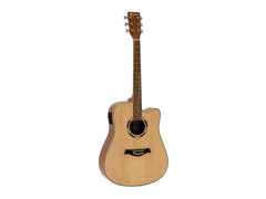 DiMavery JK-500 Western Gitar - Naturlig
