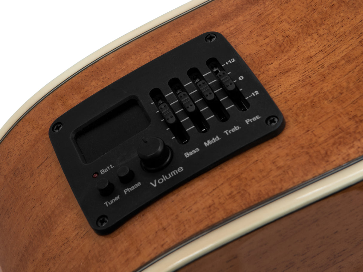 DiMavery JK-500 Western Gitar - Naturlig