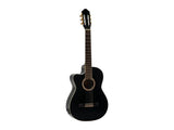 DiMavery CN-600L klassisk gitar, svart