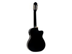 DiMavery CN-600L klassisk gitar, svart