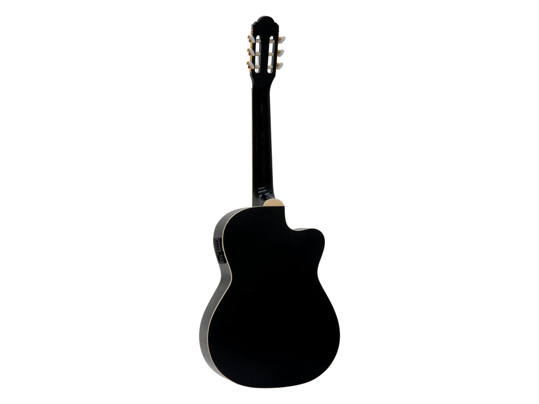 DiMavery CN-600L klassisk gitar, svart