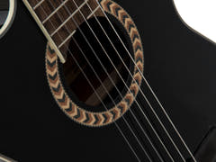 DiMavery CN-600L klassisk gitar, svart
