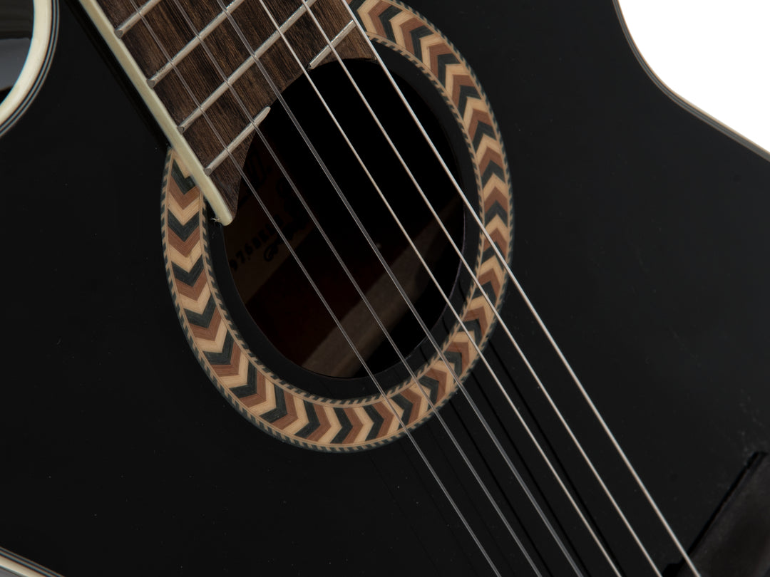 DiMavery CN-600L klassisk gitar, svart