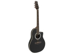 DiMavery RB-300 Roundback Gitar - Sort