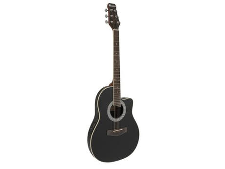 DiMavery RB-300 Roundback Gitar - Sort