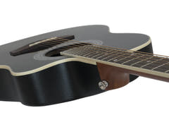 DiMavery RB-300 Roundback Gitar - Sort