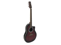 DiMavery RB-300 Roundback gitar - Rød