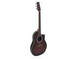 DiMavery RB-300 Roundback gitar - Rød