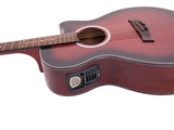 DiMavery AW-400 Western Guitar - Red Burst