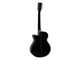 DiMavery AW-400 Western Gitar - Sort